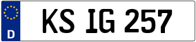 Truck License Plate